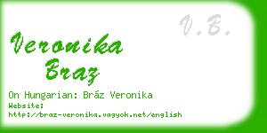 veronika braz business card