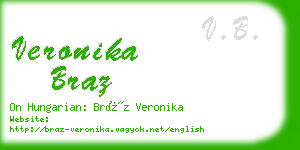 veronika braz business card